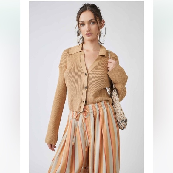 Free People Ella Sweater Shirt in Iced Coffee Size XS New With Tags! - Picture 4 of 9